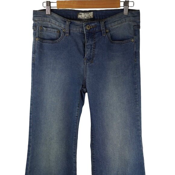 Free People‎ Womens Wide Leg Jeans Size 28 Blue Denim - Picture 2 of 7